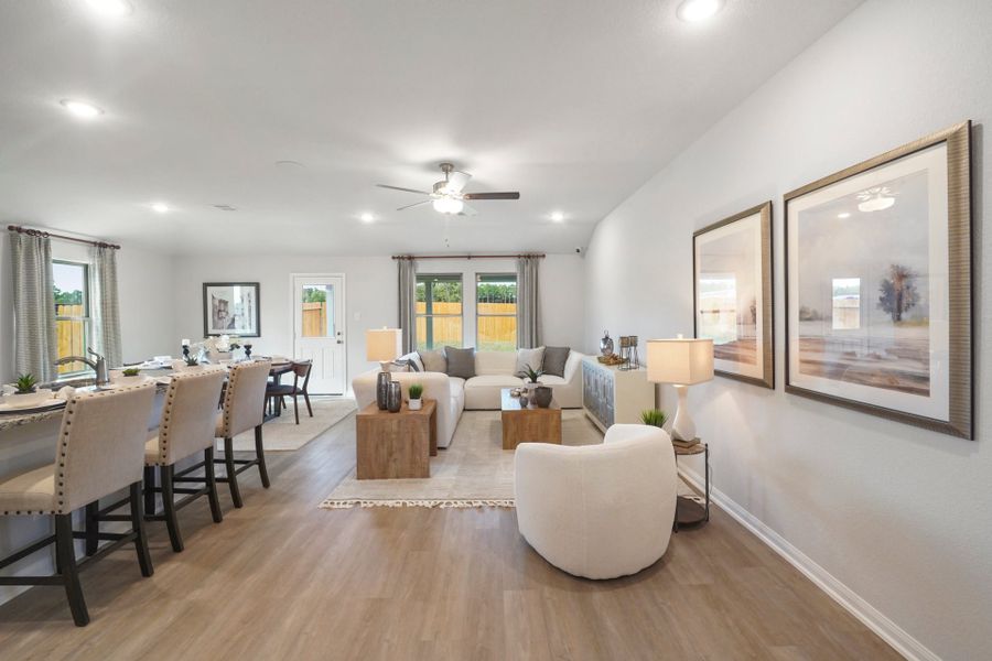 Lexington Heights Model Home - Golden - Family Room Lexington Heights Model Home - Golden - Family Room