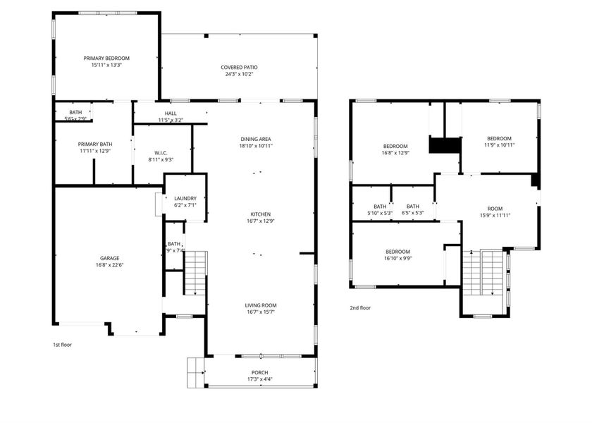 View of home floor plan