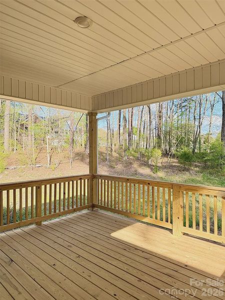 Exterior details and patio area of a home in Crystal Village, Albemarle (Image 3).