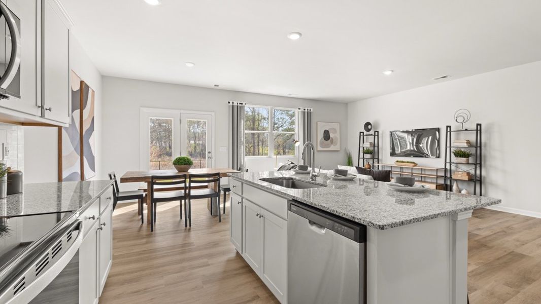 Representative furnished interior of a home built from the Salisbury by D.R. Horton in Carlton, Douglasville (Image 11).