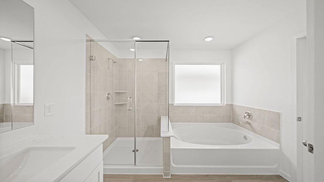 Furnished interior view inside a new home in Chapel Lakes, Montgomery (Image 11).