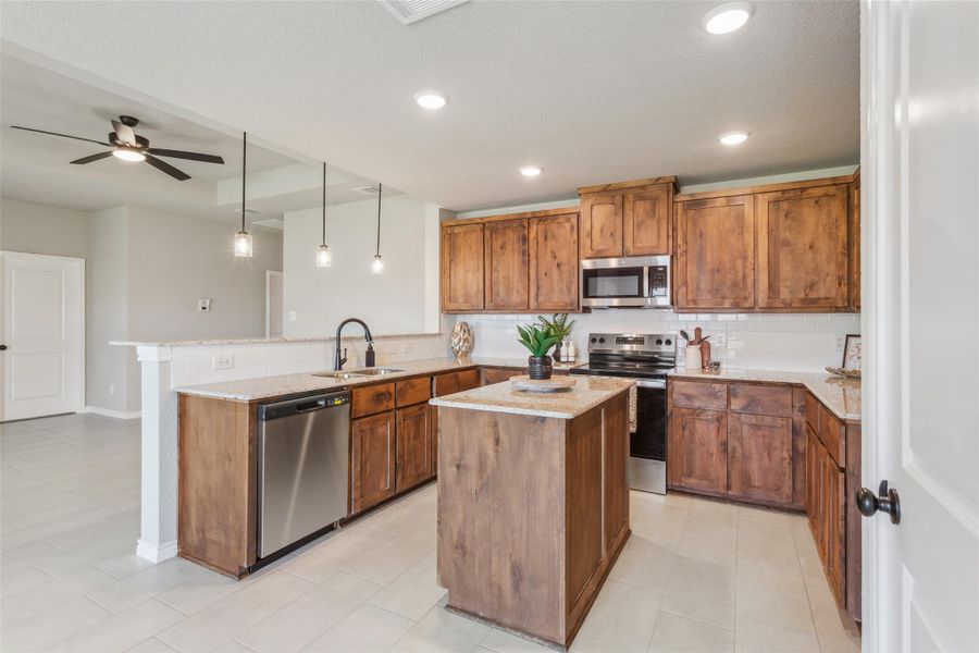 Furnished interior view inside a new home in , Killeen (Image 8). Furnished interior view inside a new home in , Killeen (Image 8).
