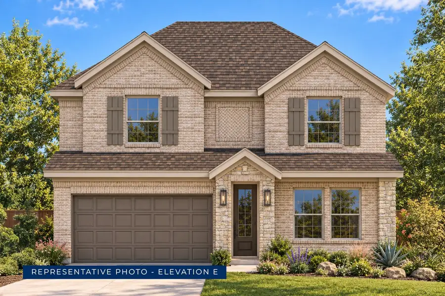 Representative exterior photo of a completed home built from the Reagan F by First Texas Homes in Spiritas Ranch, Little Elm, TX (Image 18).