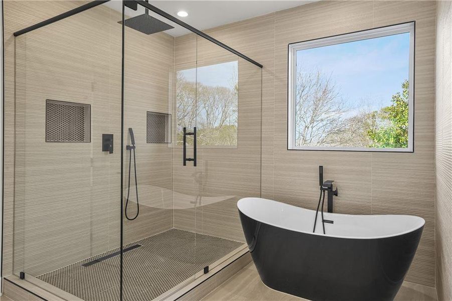 Furnished interior view inside a new home in , Hoschton (Image 17).