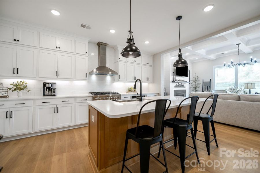 Furnished interior view inside a new home in , Clover (Image 6).