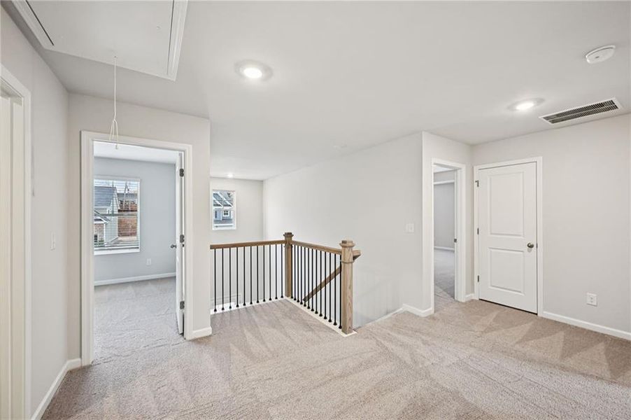 Spacious, unfurnished interior of a new home in The Hills at Cedar Creek, Winder (Image 38). Spacious, unfurnished interior of a new home in The Hills at Cedar Creek, Winder (Image 38).