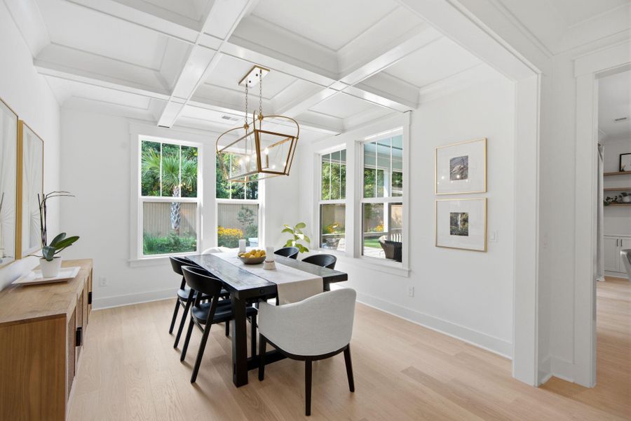 Furnished interior view inside a new home in , Mount Pleasant (Image 11).