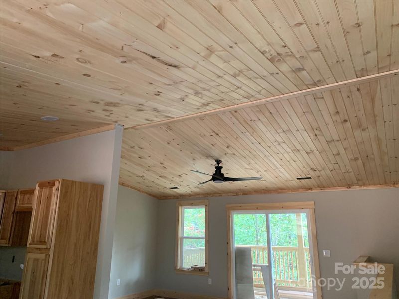 In-progress construction of a new home in , Whittier, NC (Image 22).