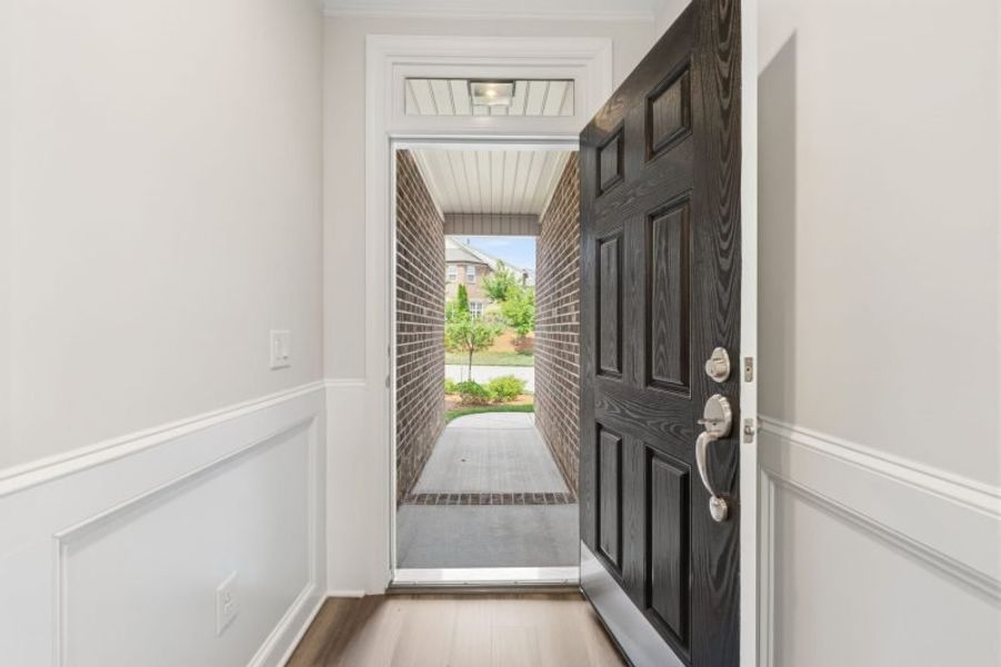Representative unfurnished interior of a home built from the Essex by Keystone Homes NC in Weybridge, Burlington (Image 25).