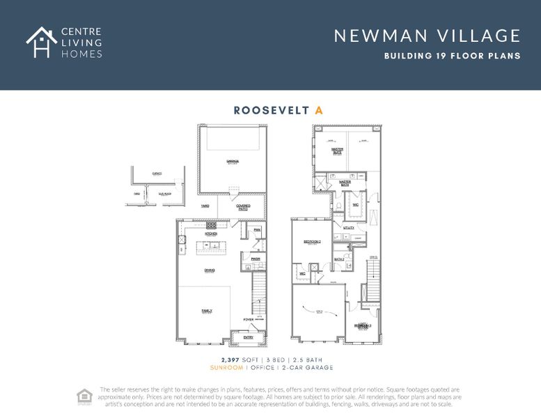 2D floor plan layout of this home in Newman Village Townhomes, Frisco, TX (Image 4). 2D floor plan layout of this home in Newman Village Townhomes, Frisco, TX (Image 4).