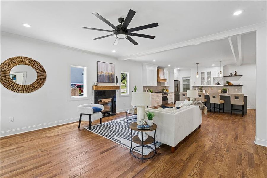 Furnished interior view inside a new home in , Decatur (Image 44).