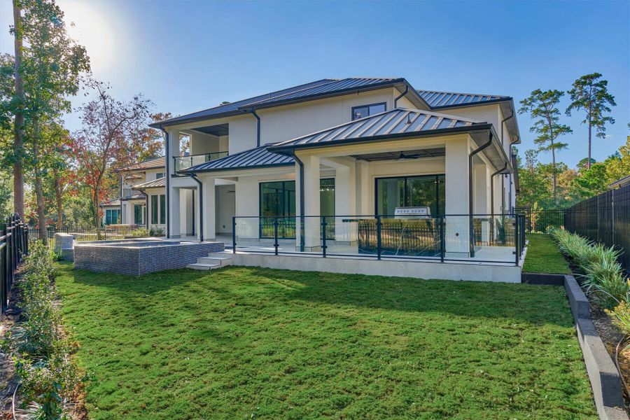 Exterior details and patio area of a home in , Spring (Image 33). Exterior details and patio area of a home in , Spring (Image 33).