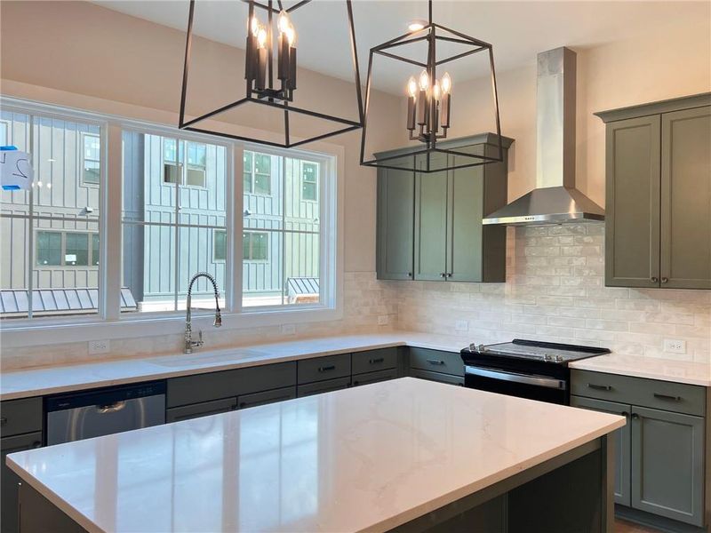 Furnished interior view inside a new home in , Alpharetta (Image 5). Furnished interior view inside a new home in , Alpharetta (Image 5).