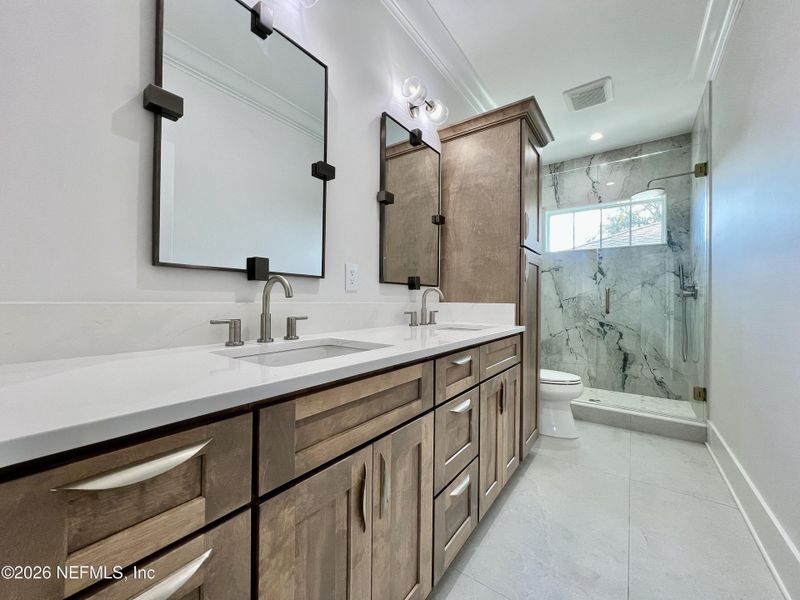 Furnished interior view inside a new home in , Jacksonville (Image 49).