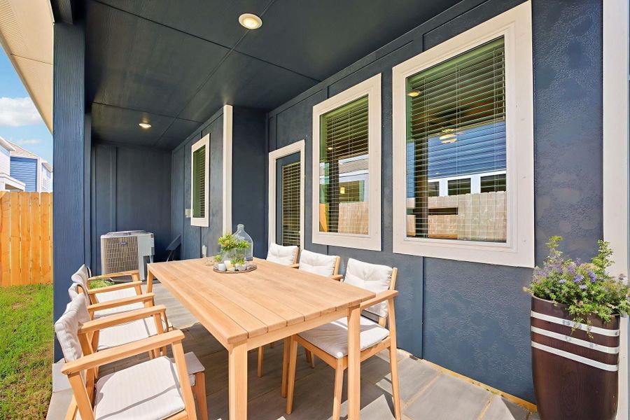 Photo is not of the actual home, but is an inspirational photo of builder’s model home and may depict options, furnishings, and/or decorator features that are not included