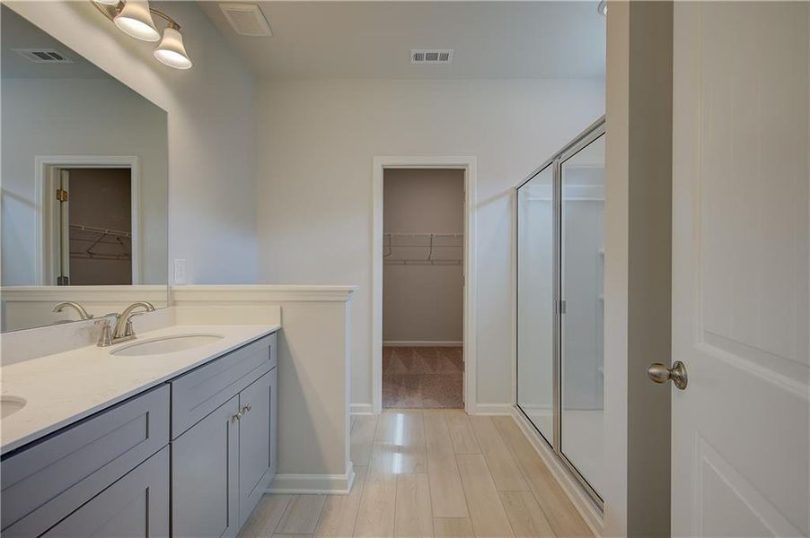 Furnished interior view inside a new home in Abbotts Crossing, Conyers (Image 9). Furnished interior view inside a new home in Abbotts Crossing, Conyers (Image 9).