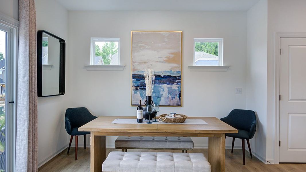 Furnished interior view inside a new home in Magnolia Townes, Wendell (Image 7).