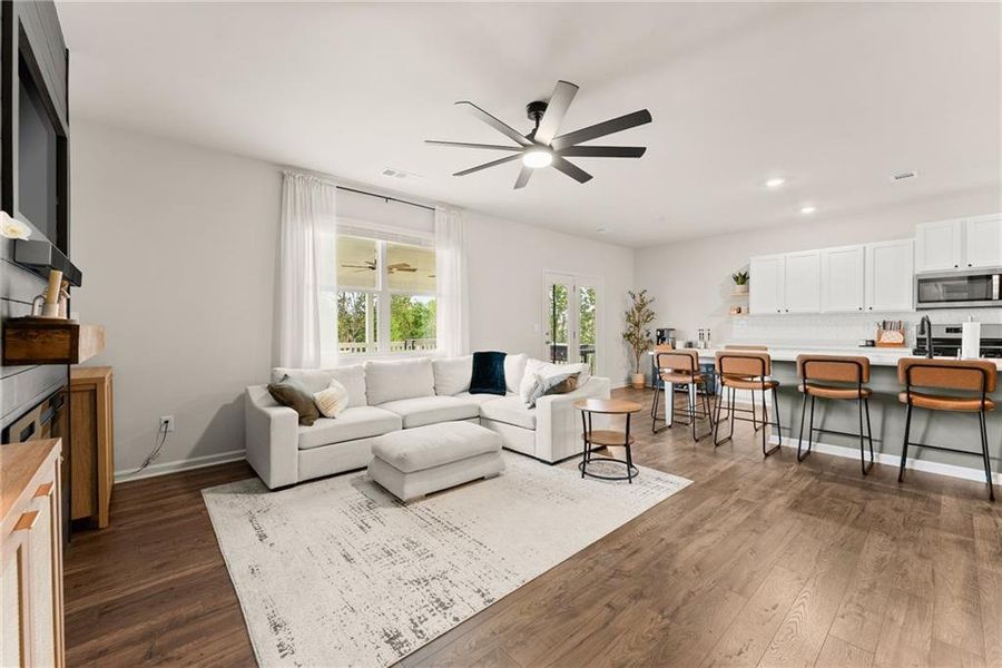 Furnished interior view inside a new home in , Dawsonville (Image 41).