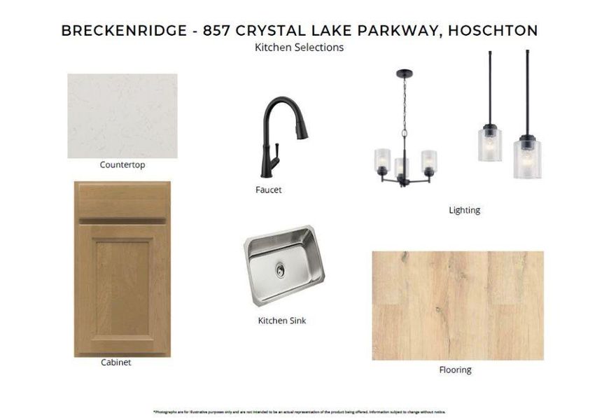 Sample of building materials used in homes in Twin Lakes, Hoschton (Image 2).