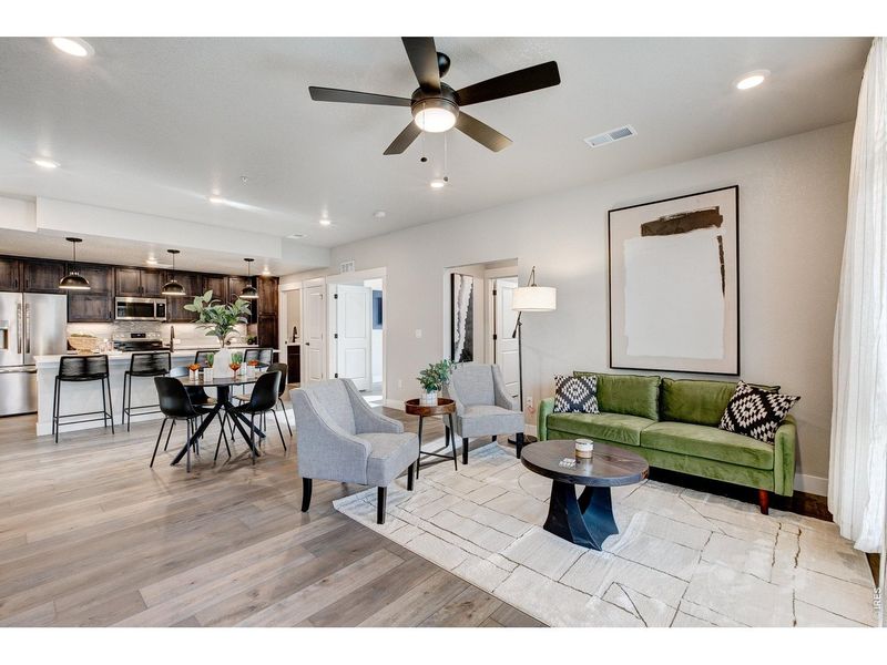 Furnished interior view inside a new home in , Loveland (Image 5).