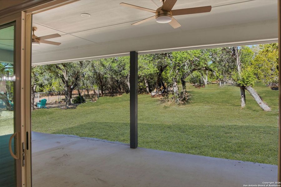 Exterior details and patio area of a home in , Canyon Lake (Image 25).