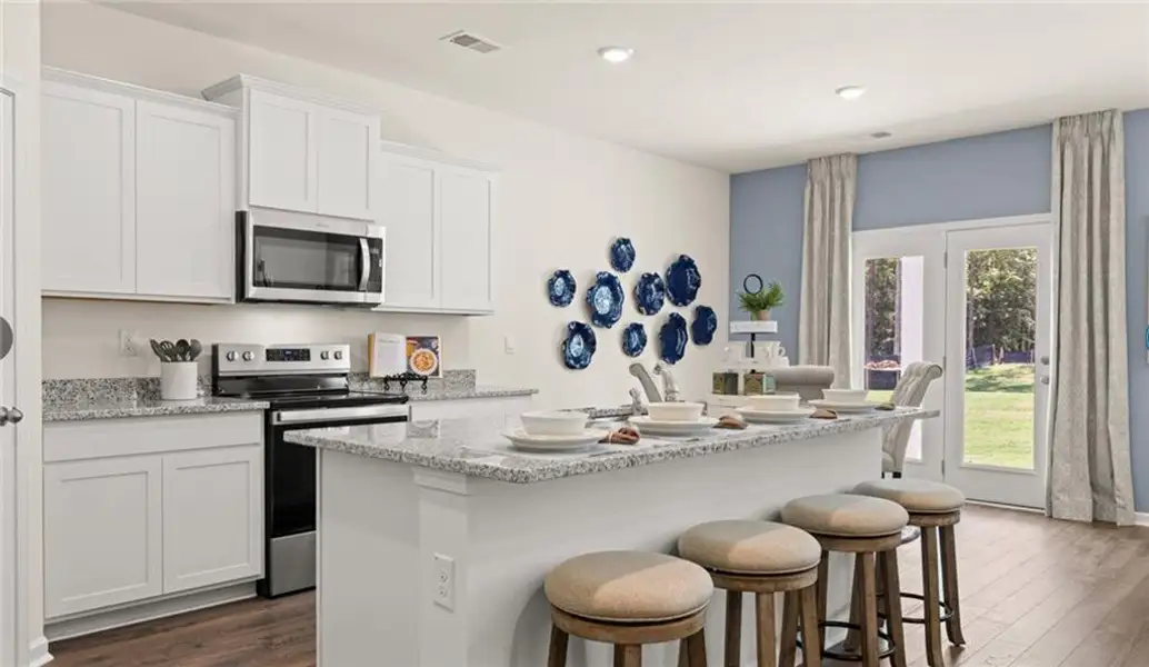 Furnished interior view inside a new home in Twin Lakes, Hoschton (Image 2).