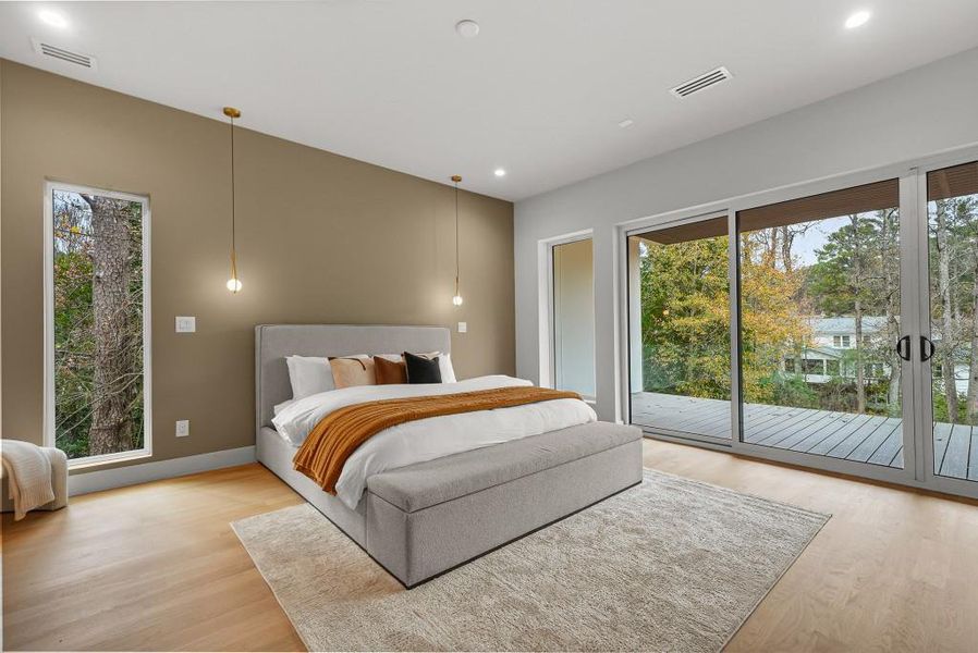 Furnished interior view inside a new home in , Decatur (Image 56).