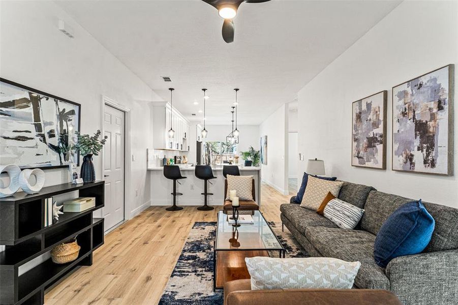 Furnished interior view inside a new home in , Tampa (Image 4).