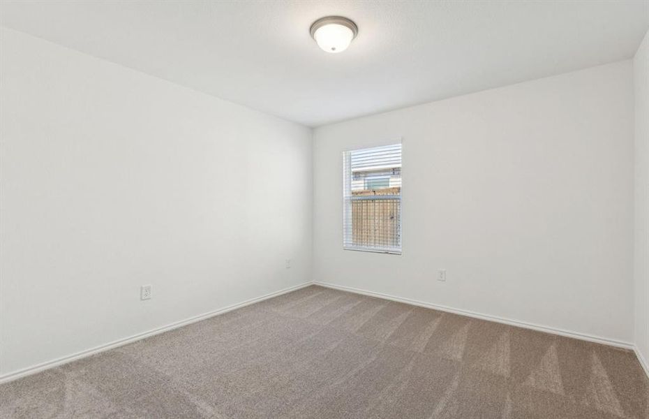 Secondary bedroom designed for comfort and convenience Secondary bedroom designed for comfort and convenience