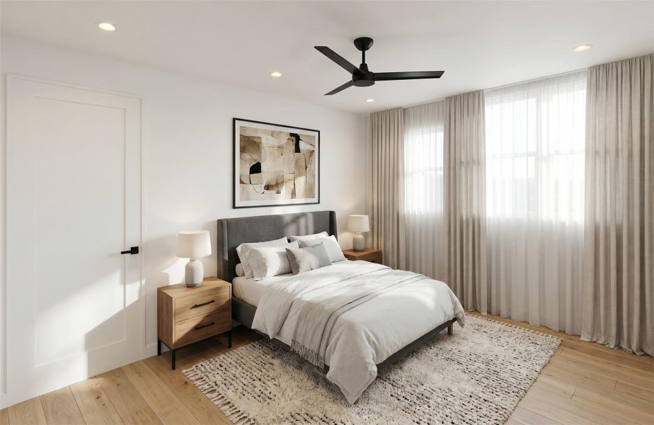 Furnished interior view inside a new home in , Tomball (Image 8).