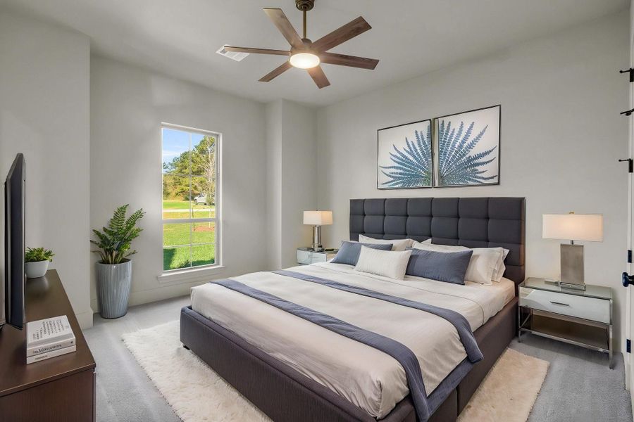 Furnished interior view inside a new home in Chapel Bend, Montgomery (Image 8).