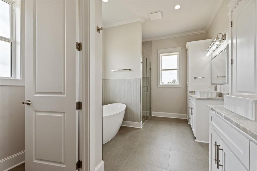 Furnished interior view inside a new home in , Bullard (Image 15).