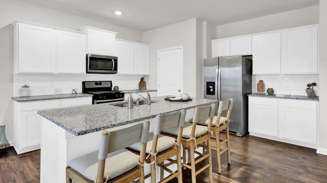Representative furnished interior of a home built from the Denton by D.R. Horton in Harbor Crest, Ooltewah (Image 14).