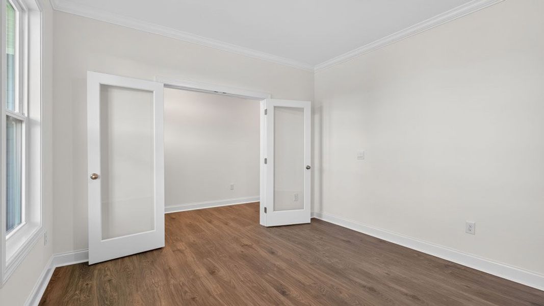 Representative unfurnished interior of a home built from the Hampshire by D.R. Horton in Kalas Falls, Wake Forest (Image 24).