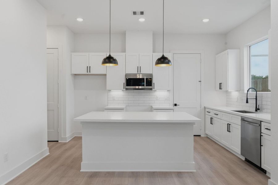 Furnished interior view inside a new home in , Houston (Image 11).