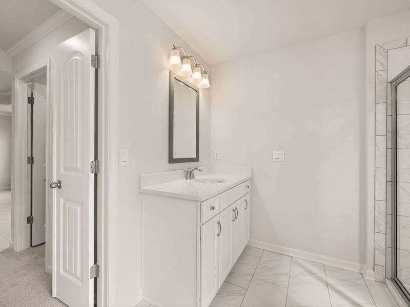 Furnished interior view inside a new home in Haven Abbey, Cumming (Image 15). Furnished interior view inside a new home in Haven Abbey, Cumming (Image 15).