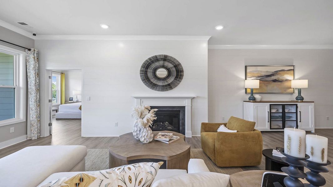 Furnished interior view inside a new home in Cottonwood Ridge, Piedmont (Image 16).
