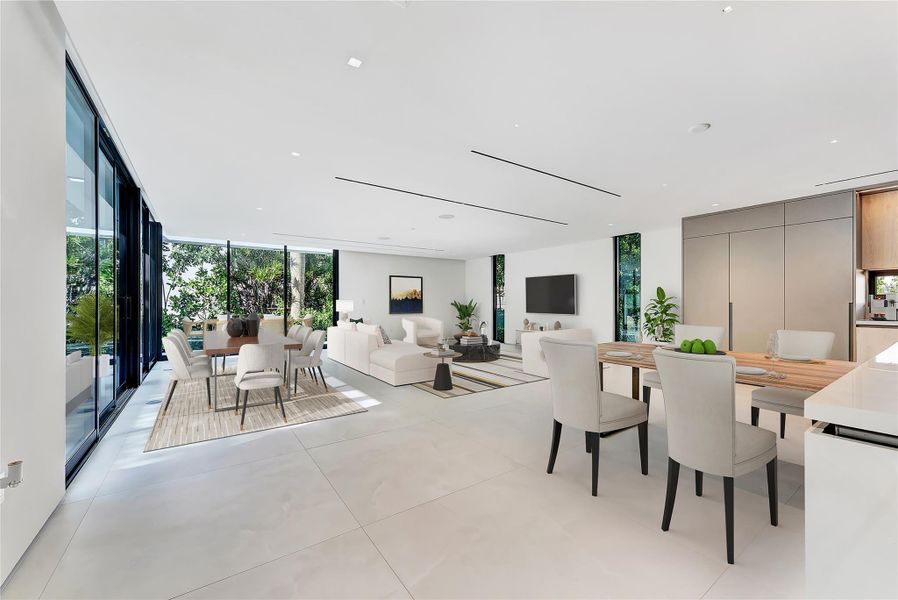 Furnished interior view inside a new home in , Miami (Image 64). Furnished interior view inside a new home in , Miami (Image 64).