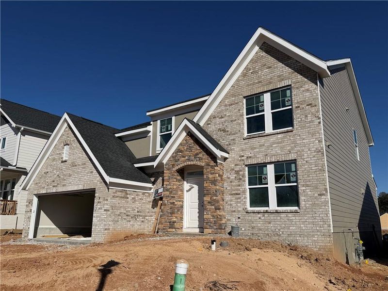 In-progress construction of a new home in Twin Lakes, Hoschton, GA (Image 4).