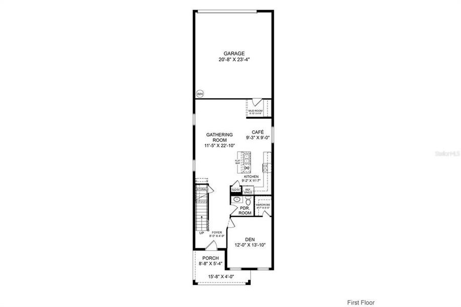 2D floor plan layout of this home in , St. Cloud, FL (Image 3).
