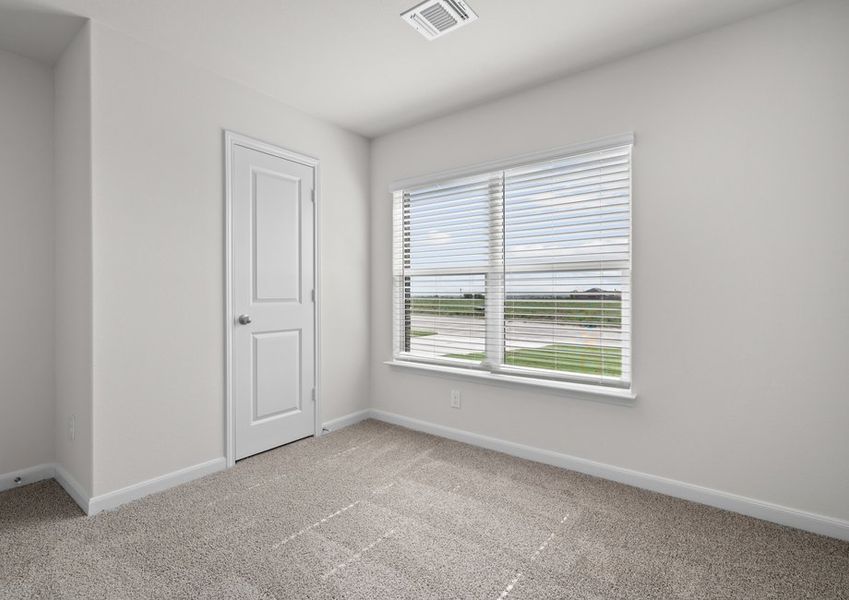 The secondary bedrooms are a great space for children's bedrooms, guest rooms or an at home office.