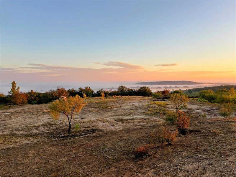 Sunrise view above the clouds Sunrise view above the clouds