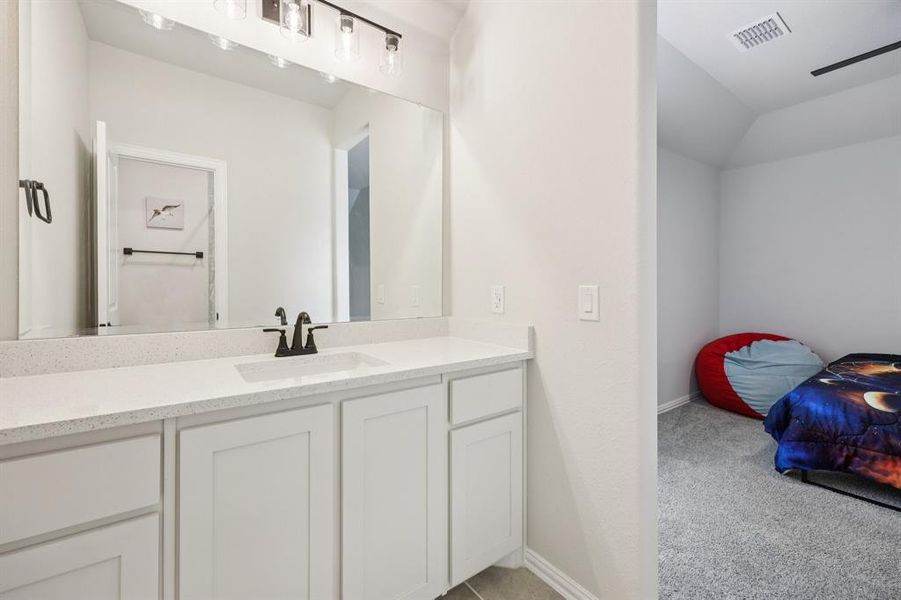 Furnished interior view inside a new home in Glenwood Meadows, Denton (Image 7).