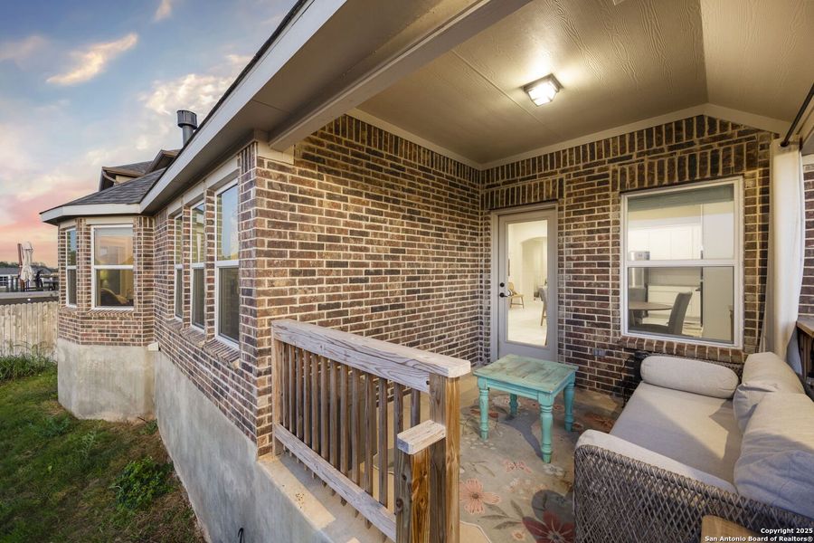 Exterior details and patio area of a home in , New Braunfels (Image 21). Exterior details and patio area of a home in , New Braunfels (Image 21).