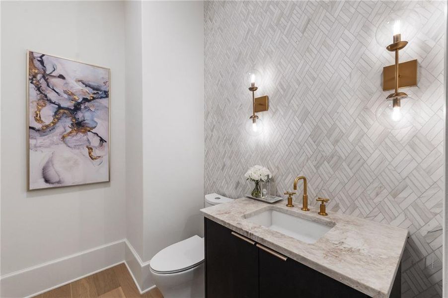 Furnished interior view inside a new home in , Alpharetta (Image 56).