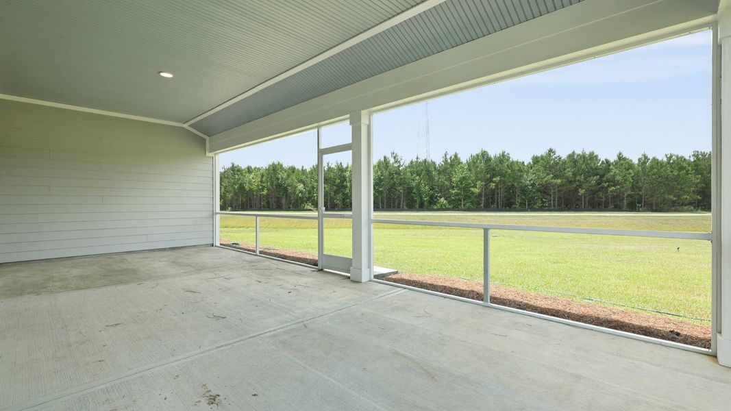 Exterior details and patio area of a home in Berkeley Bay, Ridgeville (Image 22).