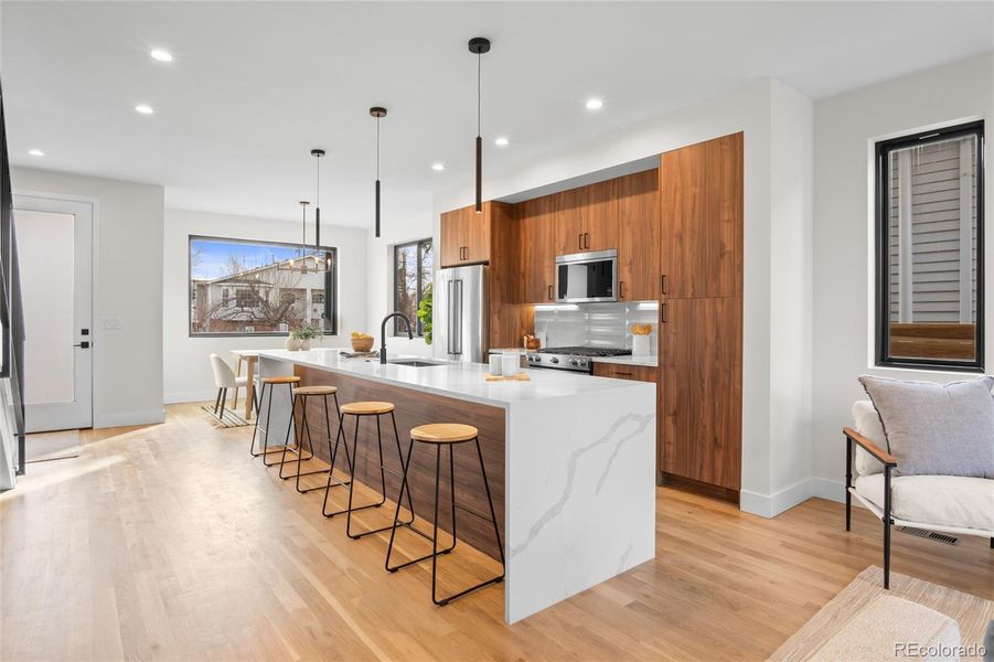 Furnished interior view inside a new home in , Englewood (Image 34). Furnished interior view inside a new home in , Englewood (Image 34).