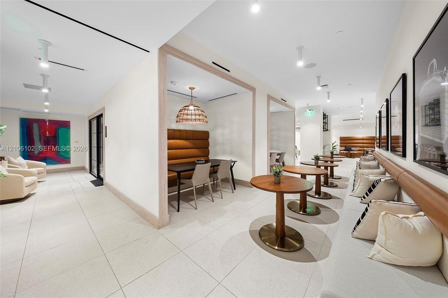 Furnished interior view inside a new home in , Miami (Image 9).