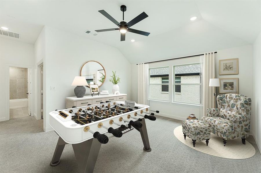 Furnished interior view inside a new home in Mosaic, Celina (Image 8).