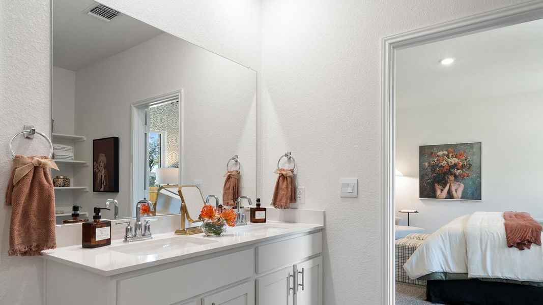 Furnished interior view inside a new home in Rosenbusch Ranch, Leander (Image 3).